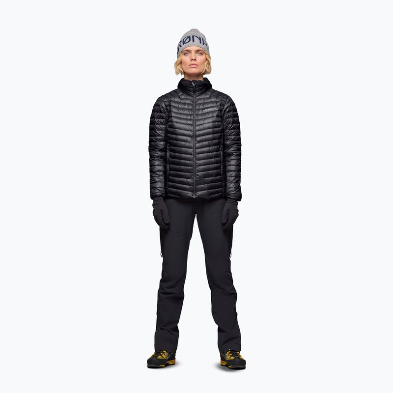 Piumino donna NORRONA Trollveggen Down800 Super Light caviar black 2