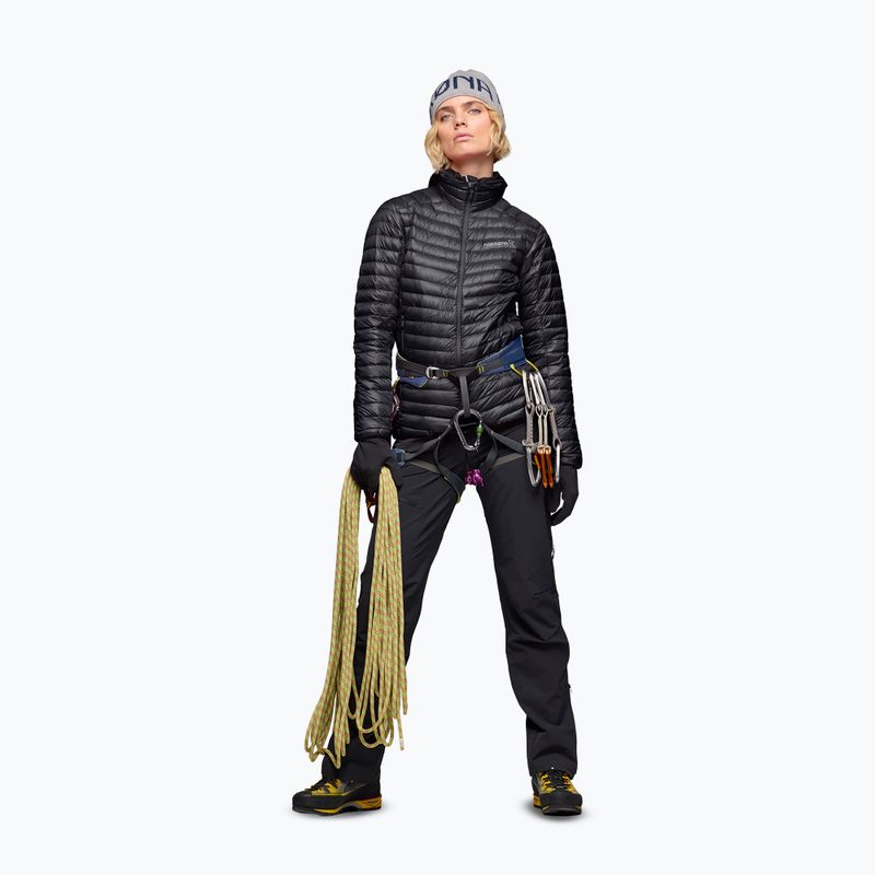 Piumino donna NORRONA Trollveggen Down800 Super Light caviar black 4