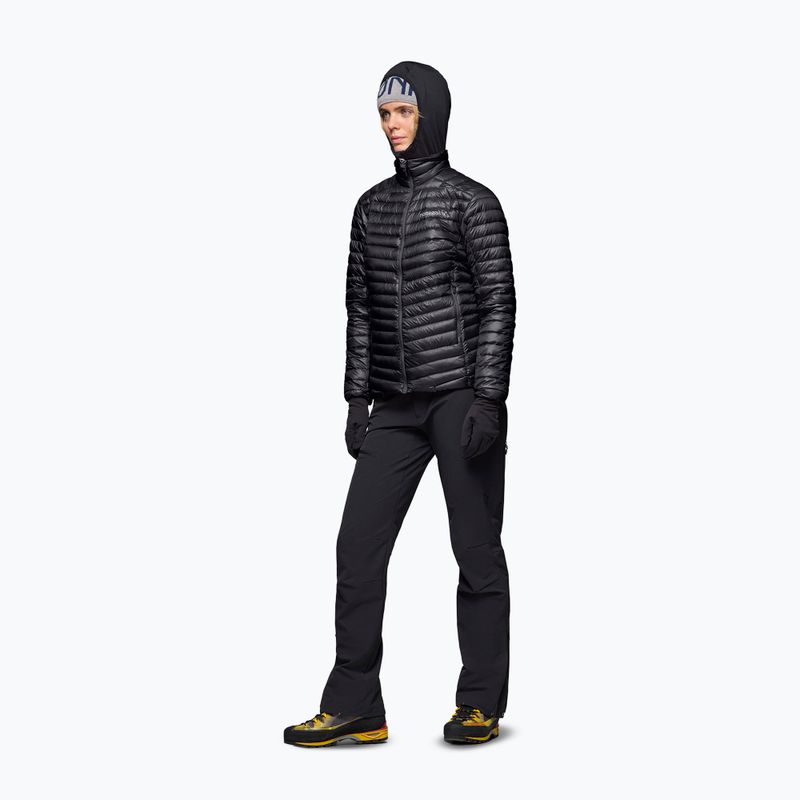Piumino donna NORRONA Trollveggen Down800 Super Light caviar black 5