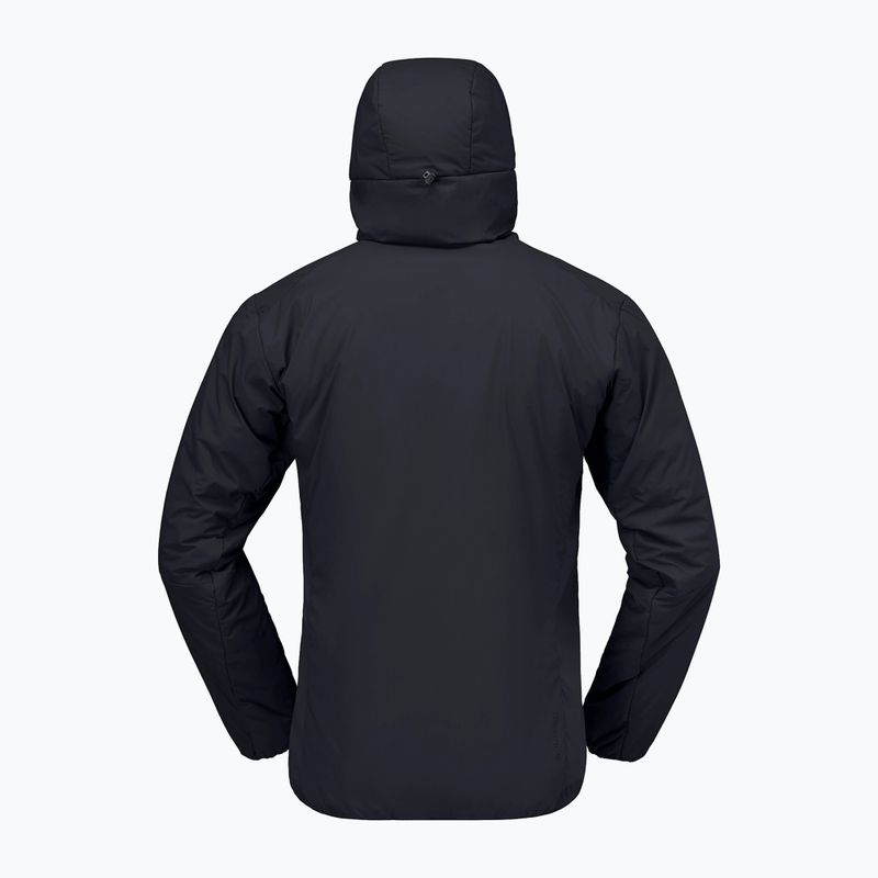 Giacca imbottita da uomo NORRONA Femund Thermo60 Zip Hood caviar black 2