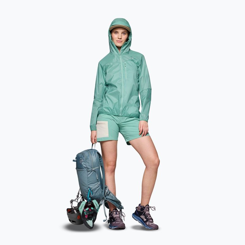 Giacca antivento da donna NORRONA Faketind Aero60 Zip Hood aqua haze 2