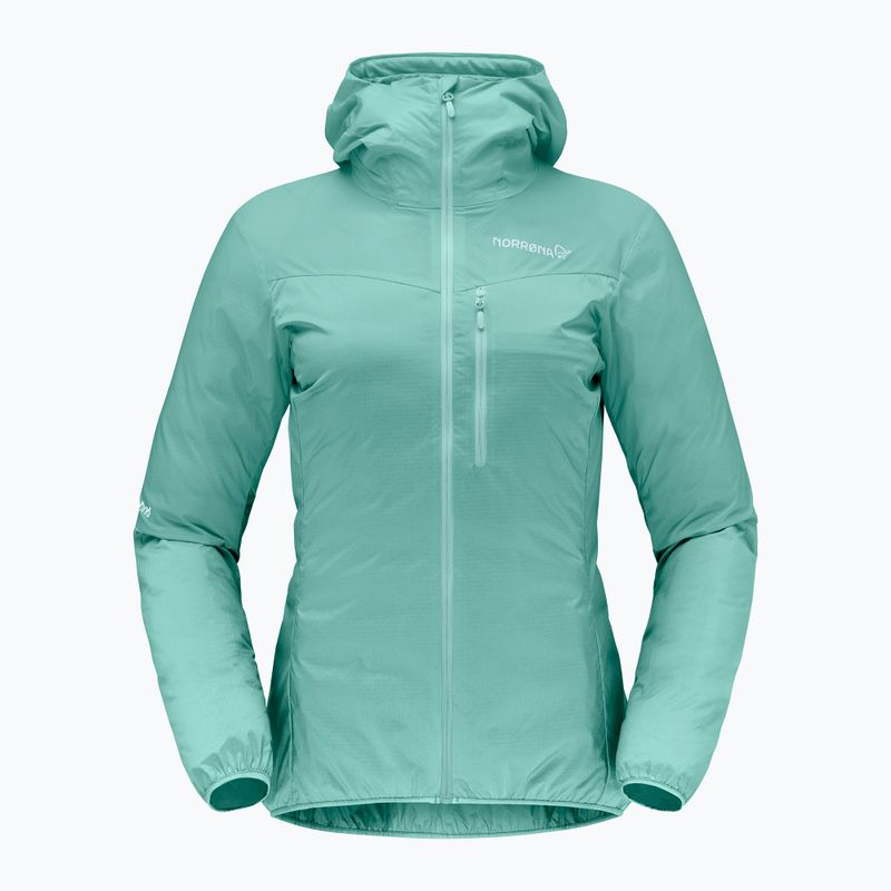 Giacca antivento da donna NORRONA Faketind Aero60 Zip Hood aqua haze 5