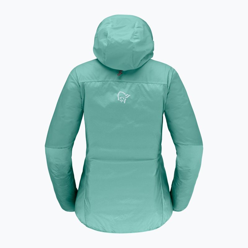 Giacca antivento da donna NORRONA Faketind Aero60 Zip Hood aqua haze 6