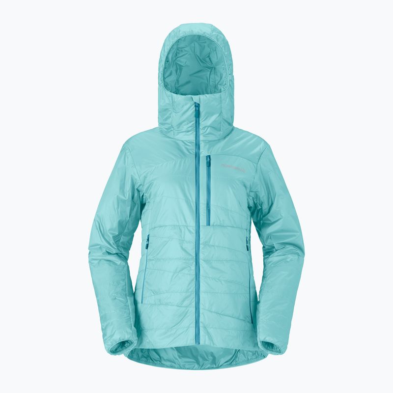 Giacca imbottita da donna NORRONA Faketind Thermo40 Zip Hoodie aqua haze 5