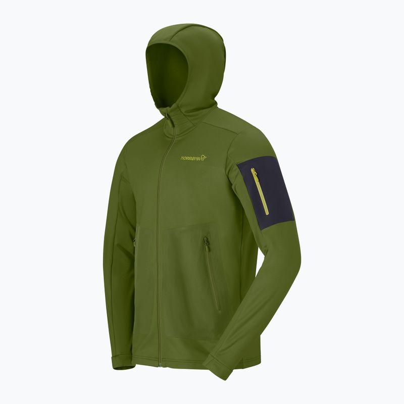 Felpa trekking da uomo NORRONA Falketind Warm2 Stretch Hood pesto 7