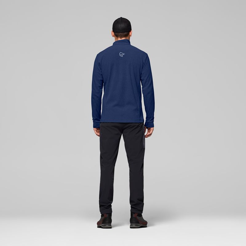 Felpa trekking da uomo  NORRONA Falketind Warm2 indigo night 3