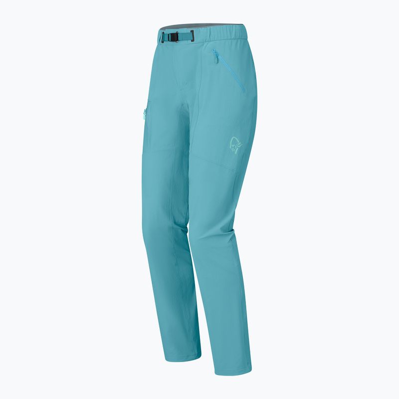 Pantaloni da trekking da donna NORRONA Falketind Flex1 Light brittany blue 7