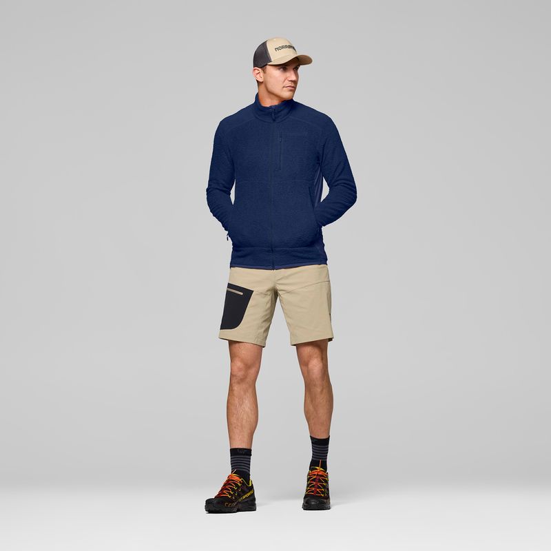 Felpa in pile da uomo NORRONA Falketind Warm1 Active indigo night 2