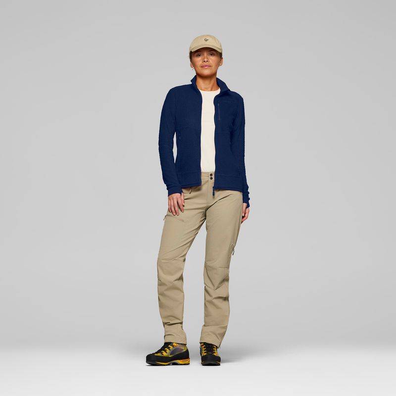 Felpa in pile da donna NORRONA Falketind Warm1 Active indigo night 2