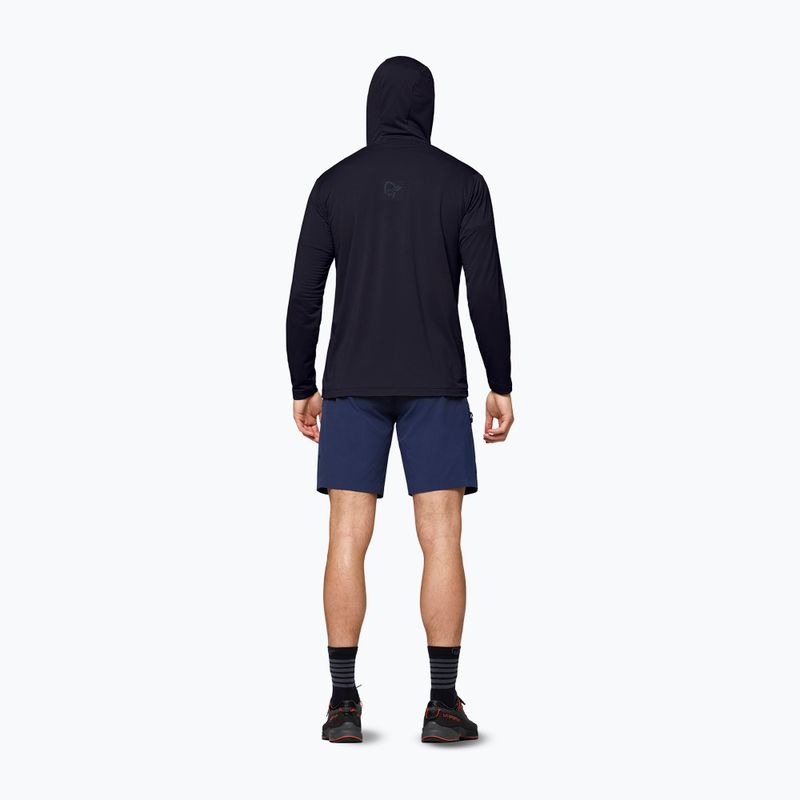 Felpa da trekking uomo NORRONA Falketind Warm1 Hood caviar black 3