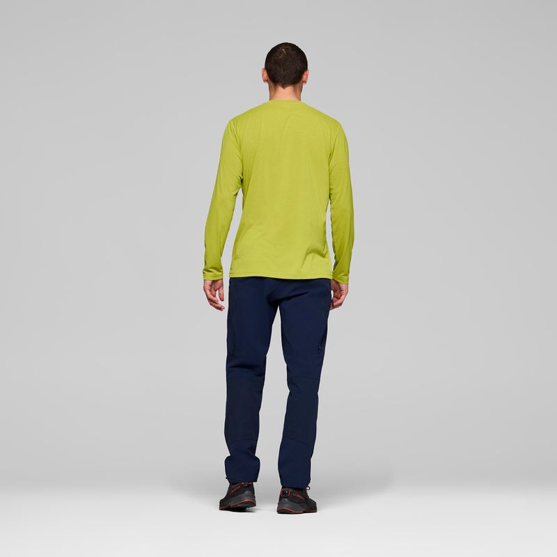 Maglia a maniche lunghe da uomo NORRONA Femund Tech golden lime 3