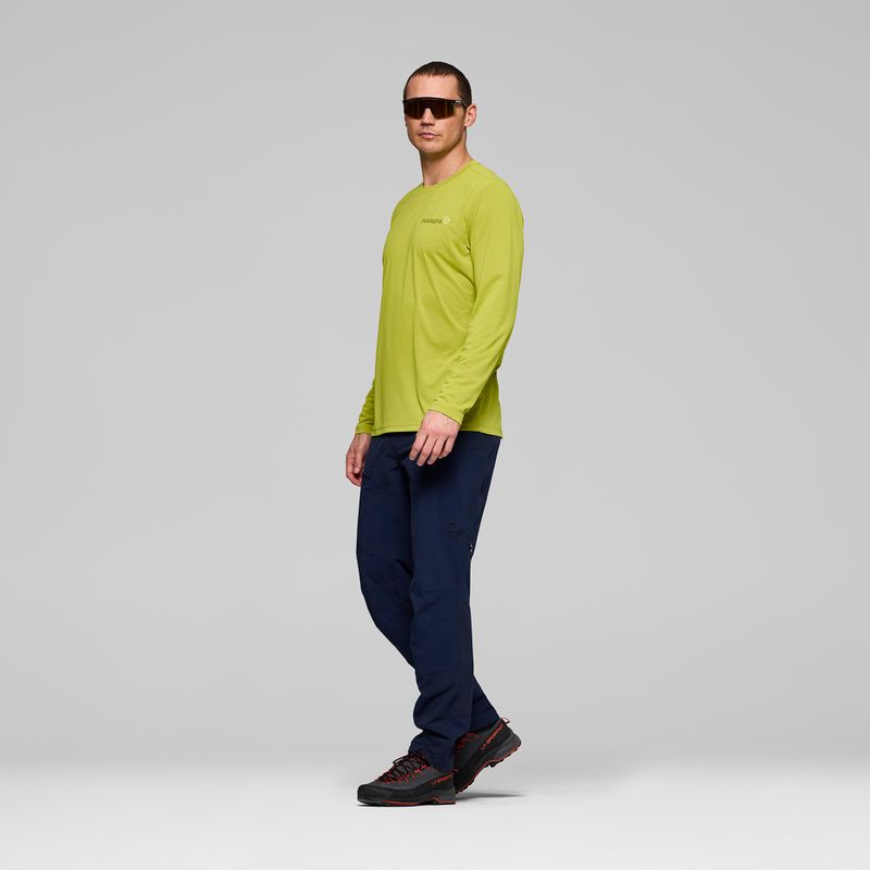 Maglia a maniche lunghe da uomo NORRONA Femund Tech golden lime 4