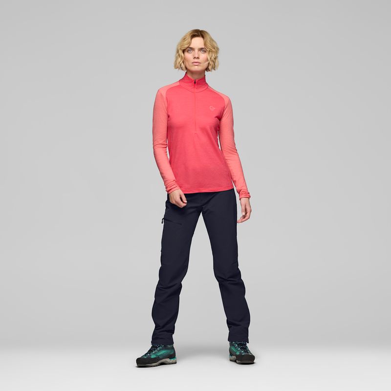 Pantaloni da trekking da donna Norrona Femund Flex1 caviar black 2