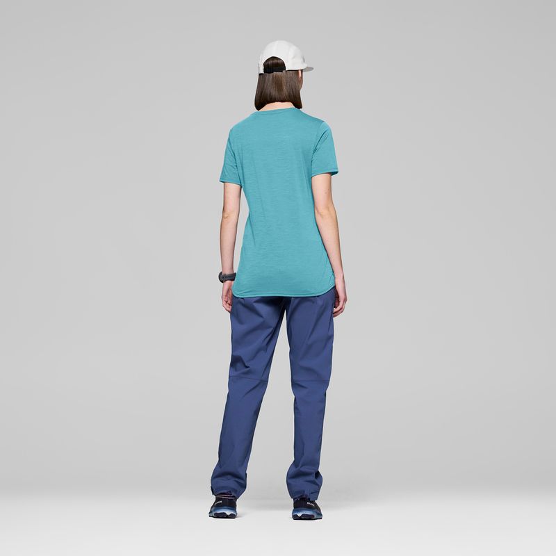 Maglietta da donna NORRONA Femund Equaliser Merino brittany blue 3