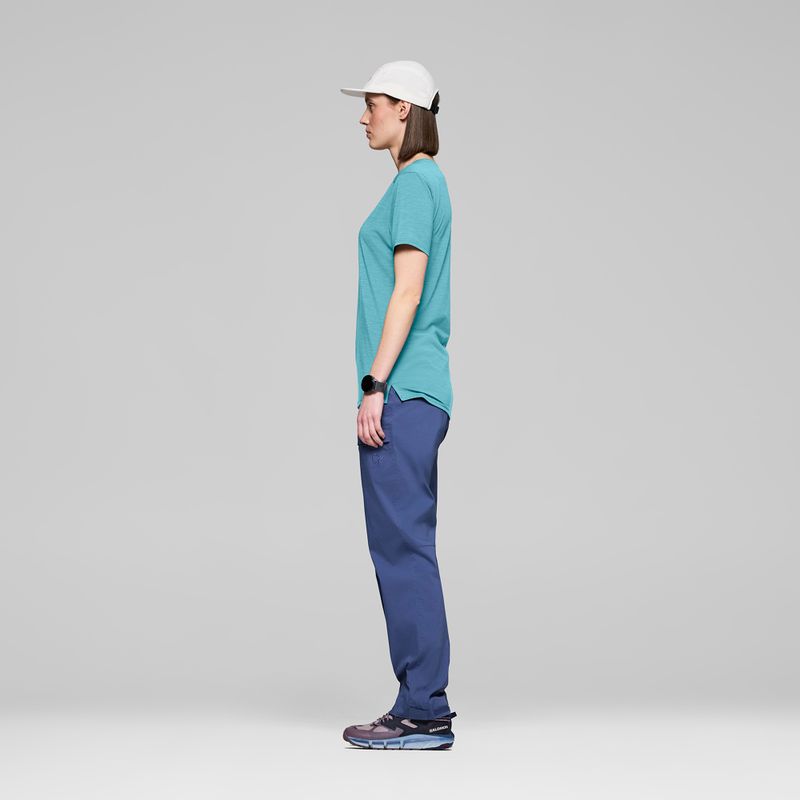 Maglietta da donna NORRONA Femund Equaliser Merino brittany blue 4