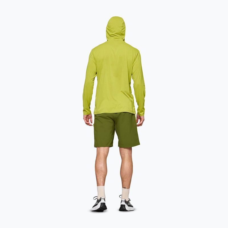 Felpa trekking da uomo NORRONA Femund Tech Hood golden lime 3