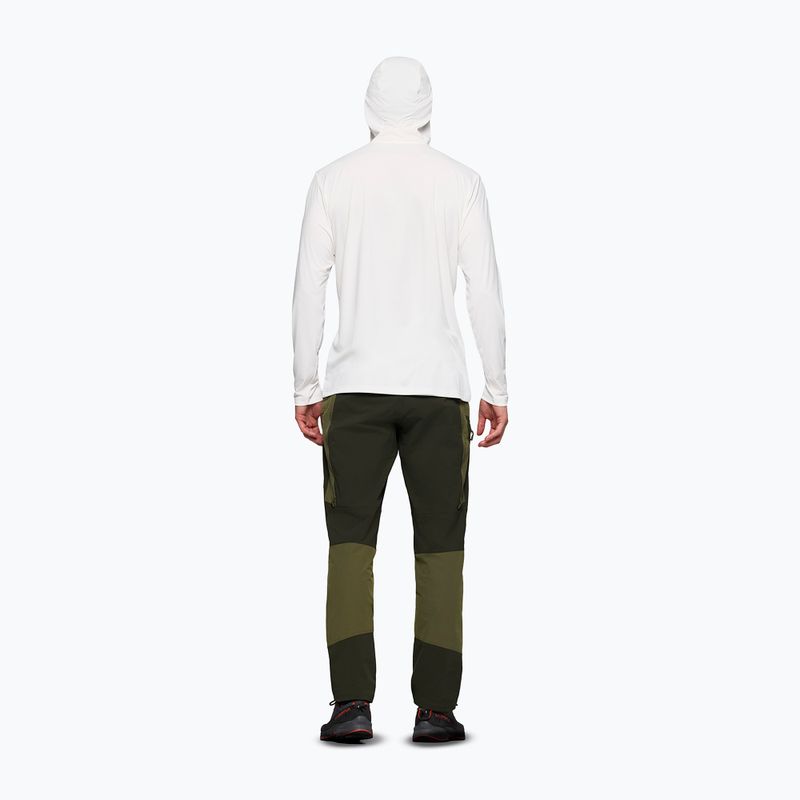 Felpa trekking da uomo NORRONA Femund Tech Hood snow white 3