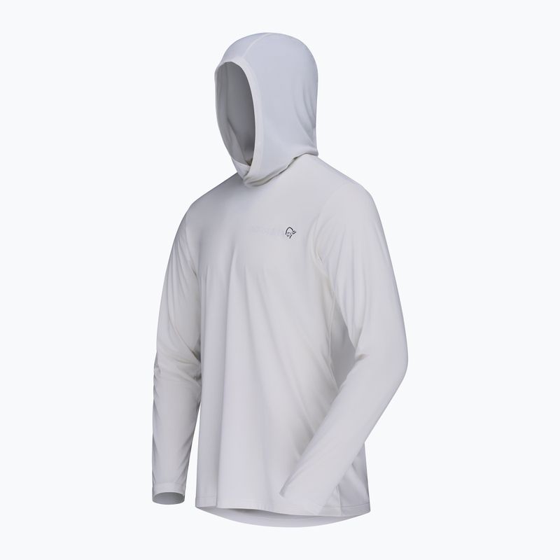 Felpa trekking da uomo NORRONA Femund Tech Hood snow white 8