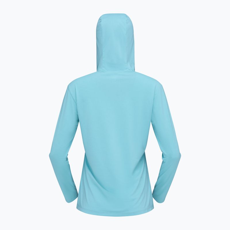 Felpa da trekking da donna NORRONA Femund Tech Hood aqua haze 7