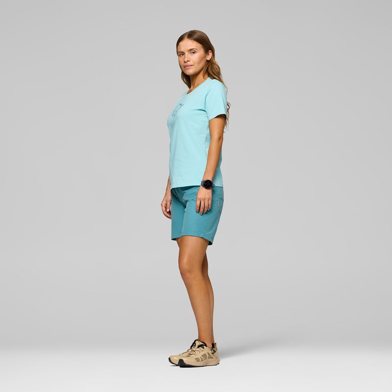 Maglietta da donna NORRONA Cotton Viking aqua haze 4