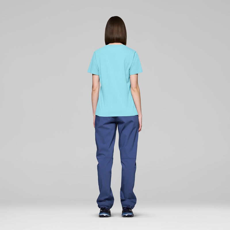 Maglietta da donna NORRONA Cotton Norrøna Viking aqua haze 3