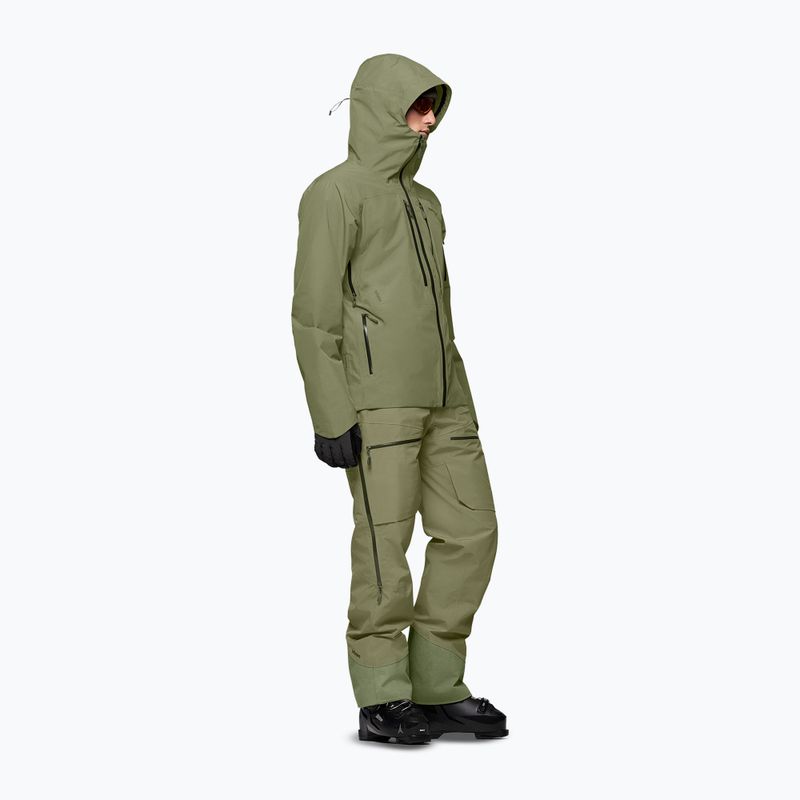 Giacca da sci da uomo NORRONA Lofoten Gore-Tex Insulated deep lichen green 4