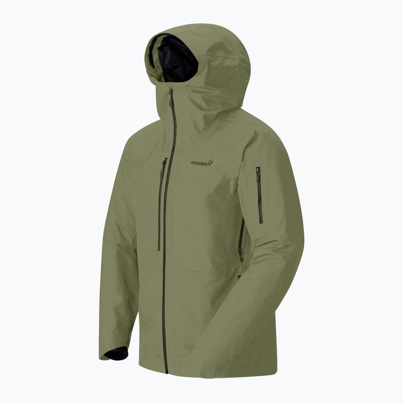 Giacca da sci da uomo NORRONA Lofoten Gore-Tex Insulated deep lichen green 7
