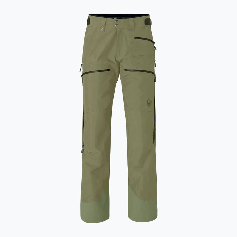 Pantaloni da sci da uomo Norrona Lofoten Gore-Tex Insulated deep lichen green 5