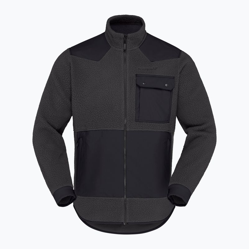 Pile uomo Norrona Tamok Warm3 phantom/caviar black 5