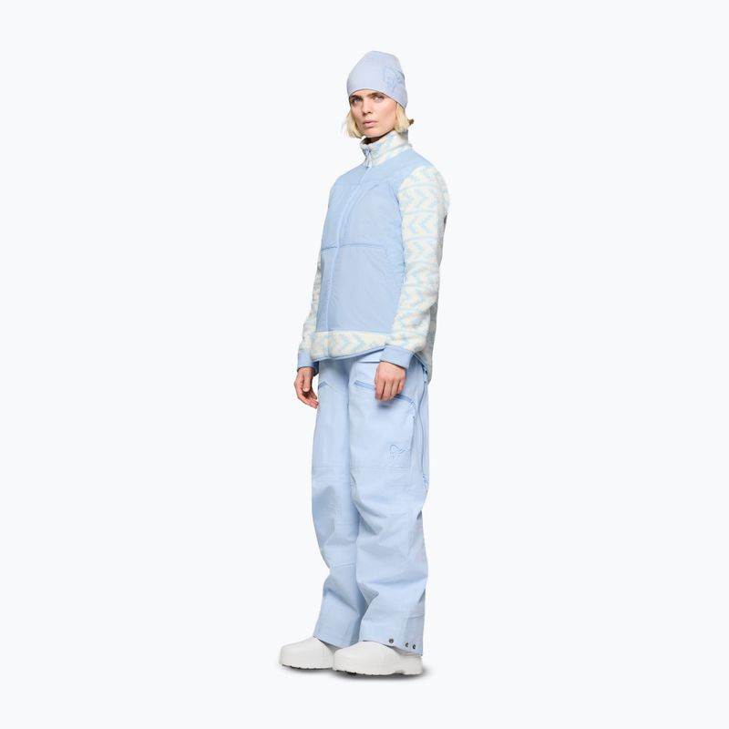 Pile uomo Norrona Tamok Warm3 whisper white/cashmere blue 2
