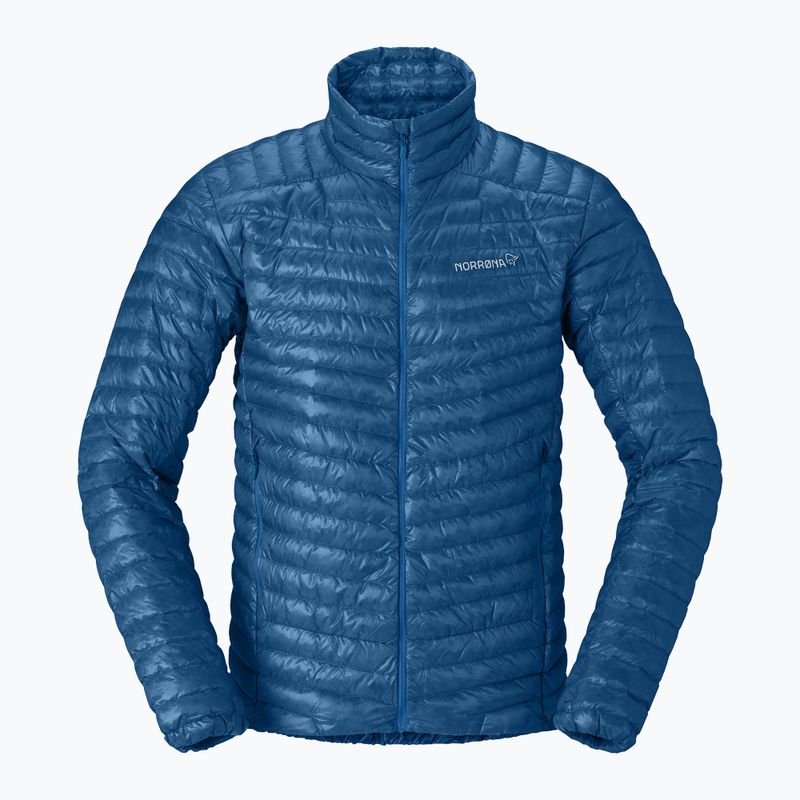 Piumino uomo NORRONA Trollveggen Down800 Super Light dark blue 5