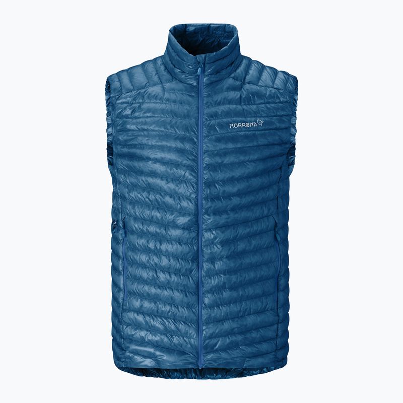 Gilet senza maniche NORRONA Trollveggen Down800 Super Light dark blue 4