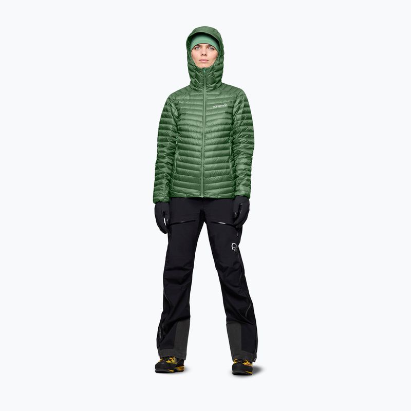 Piumino donna Norrona Trollveggen Down800 Super Light Hood Dark Ivy 2