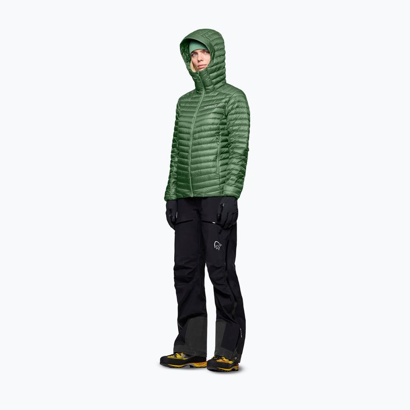 Piumino donna Norrona Trollveggen Down800 Super Light Hood Dark Ivy 4