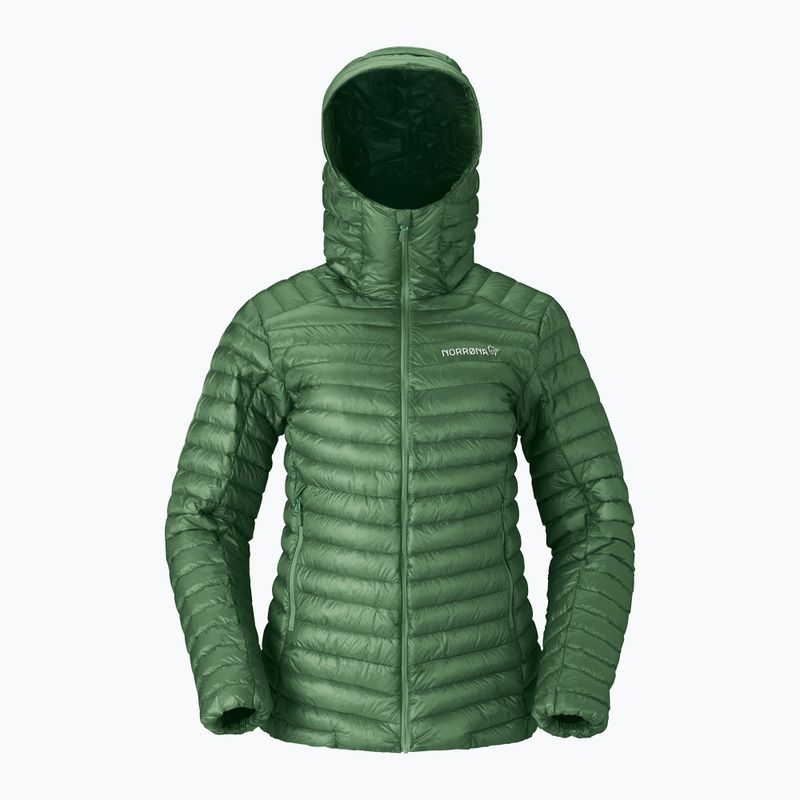 Piumino donna Norrona Trollveggen Down800 Super Light Hood Dark Ivy 5