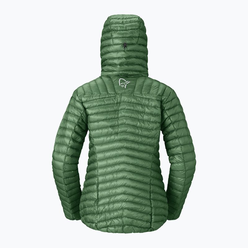 Piumino donna Norrona Trollveggen Down800 Super Light Hood Dark Ivy 7