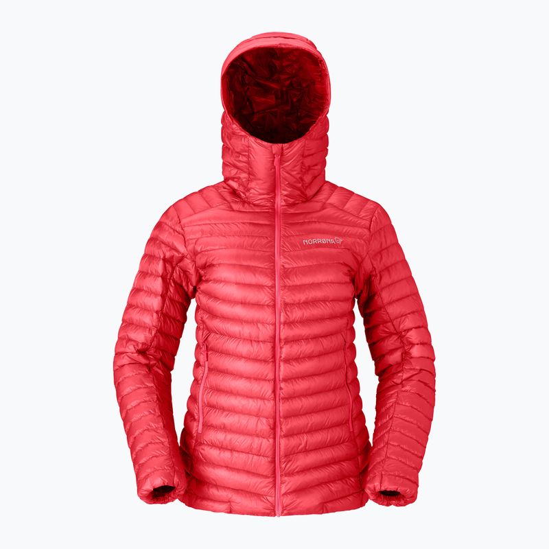 Piumino donna Norrona Trollveggen Down800 Super Light Hood Baked Apple 5