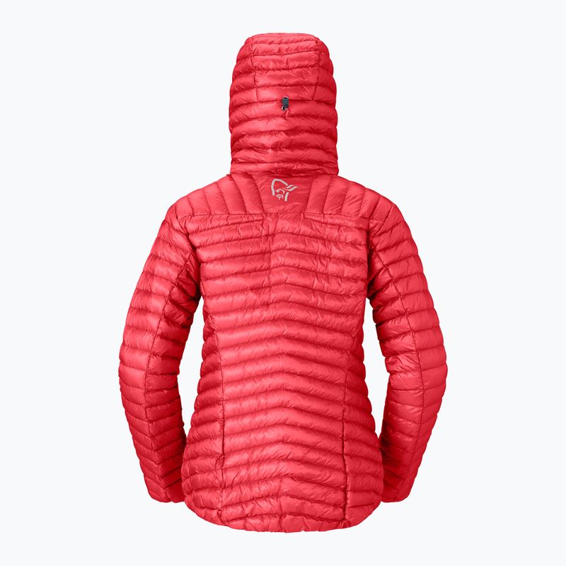 Piumino donna Norrona Trollveggen Down800 Super Light Hood Baked Apple 6