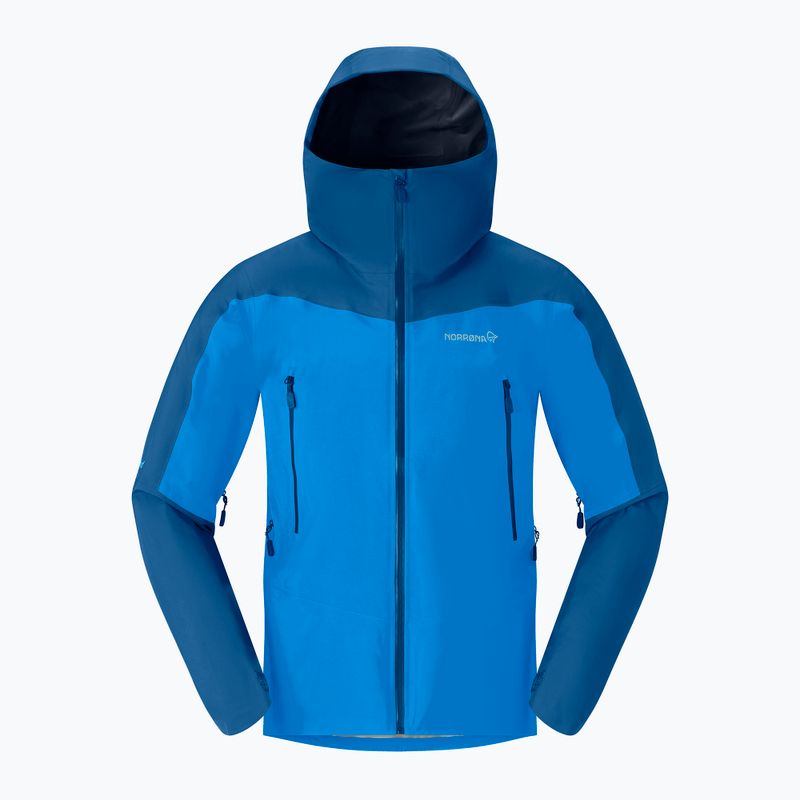 Giacca impermeabile da uomo NORRONA Falketind Gore-Tex brilliant blue/dark blue 3