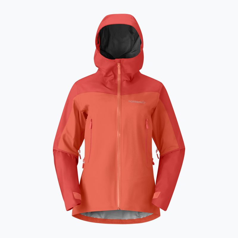 Giacca impermeabile da donna NORRONA Falketind Gore-Tex deep sea coral/baked apple 5