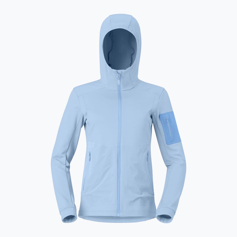 Felpa da trekking donna NORRONA Falketind Warm2 Stretch Hood cashmere blue/allure 5