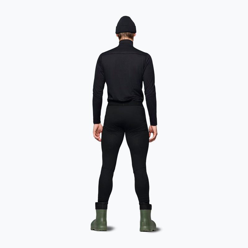 Pantaloni termici da uomo NORRONA Falketind Equaliser Ull Long caviar black 3