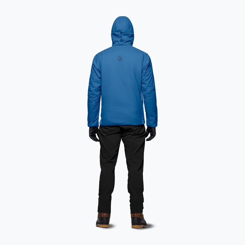 Giacca imbottita da uomo NORRONA Femund Thermo60 Zip Hood dark blue 3