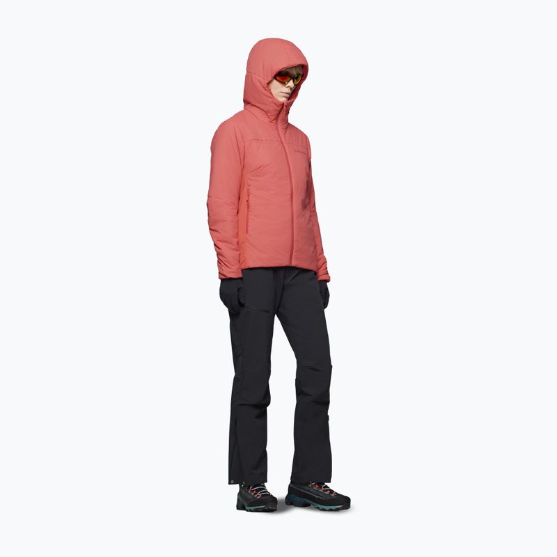 Giacca imbottita da donna NORRONA Femund Thermo60 Zip Hood deep sea coral 4