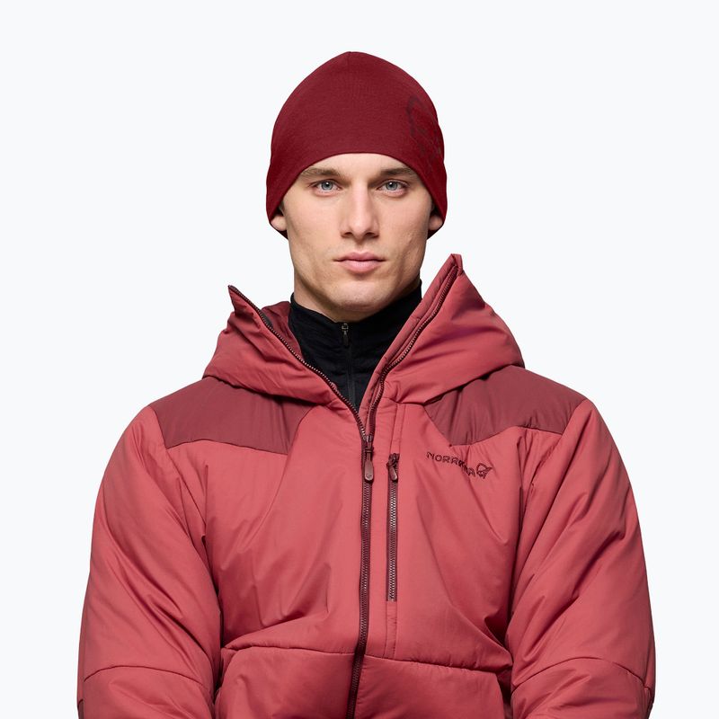 Cappello invernale NORRONA PureUll 180 Beanie port 2