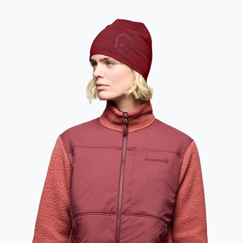 Cappello invernale NORRONA PureUll 180 Beanie port 3