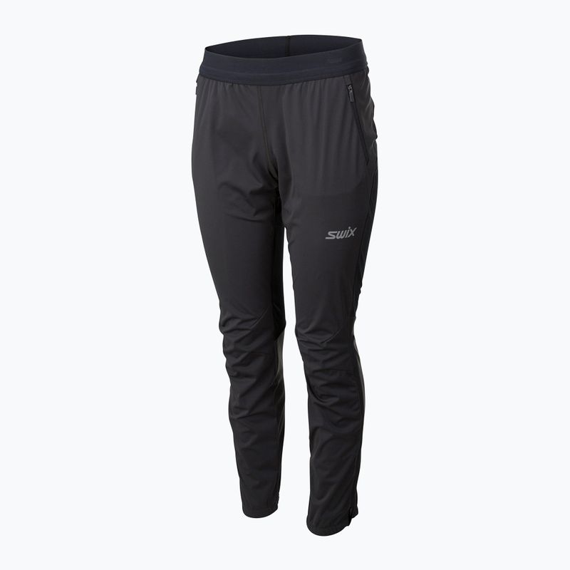 Pantaloni softshell da donna Swix Cross phantom/nero 6