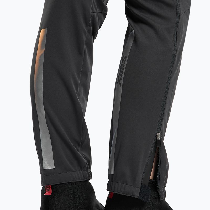 Pantaloni softshell da donna Swix Cross phantom/nero 5