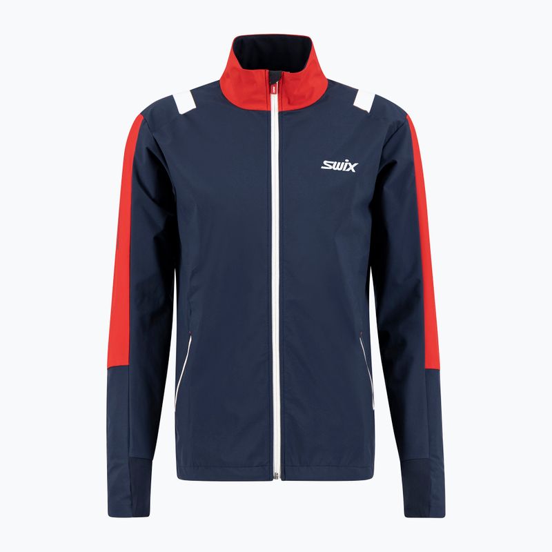 Giacca softshell Swix Infinity da uomo blu scuro/rosso Swix 3