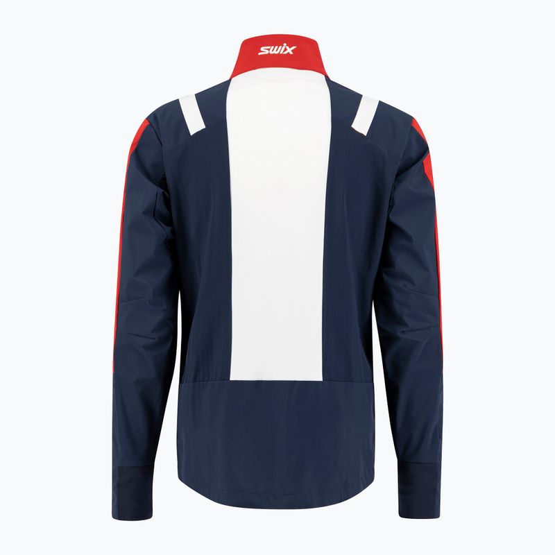 Giacca softshell Swix Infinity da uomo blu scuro/rosso Swix 5